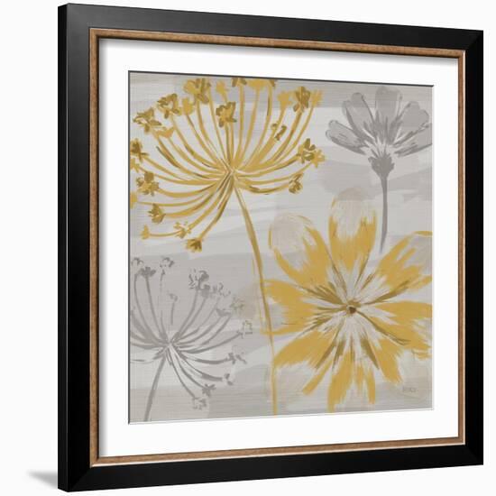 Flowers in the Wind II-Veronique Charron-Framed Art Print