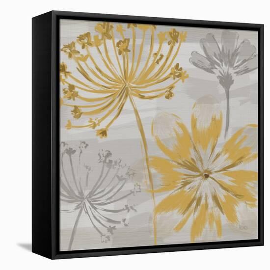 Flowers in the Wind II-Veronique Charron-Framed Stretched Canvas