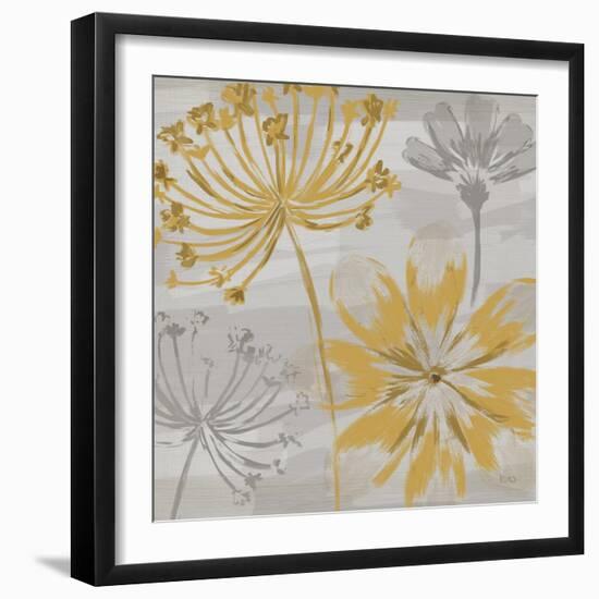 Flowers in the Wind II-Veronique Charron-Framed Art Print