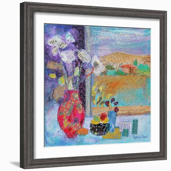 Flowers in the Window 2014-Sylvia Paul-Framed Giclee Print