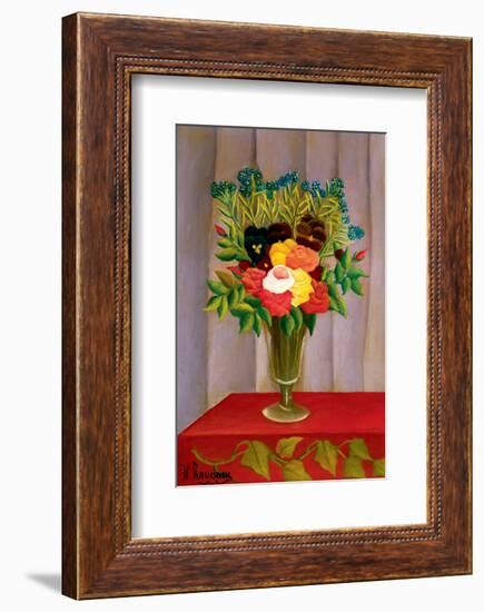 Flowers Lavender-Henri Rousseau-Framed Premium Giclee Print