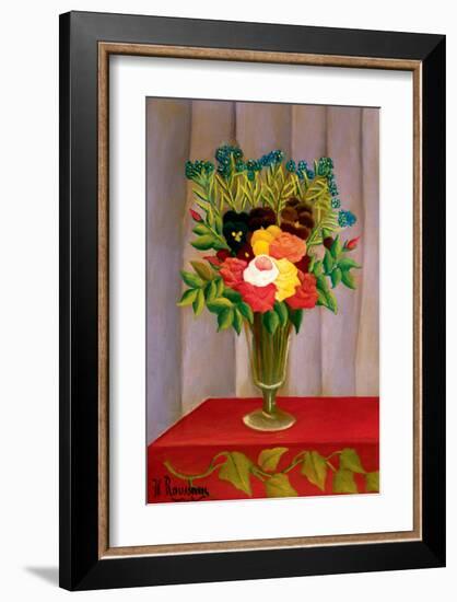 Flowers Lavender-Henri Rousseau-Framed Premium Giclee Print