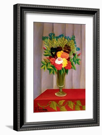 Flowers Lavender-Henri Rousseau-Framed Premium Giclee Print