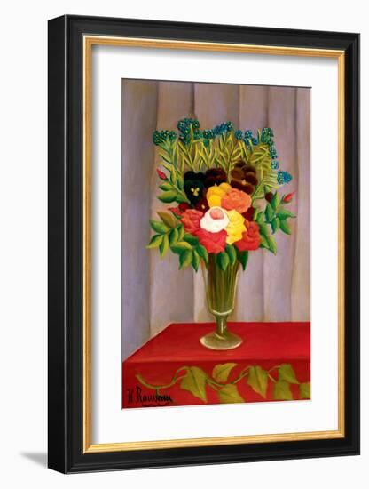 Flowers Lavender-Henri Rousseau-Framed Premium Giclee Print