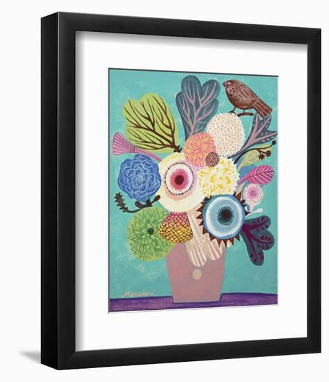 Flowers n. 10-Mercedes Lagunas-Framed Art Print