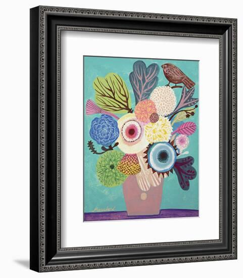 Flowers n. 10-Mercedes Lagunas-Framed Art Print