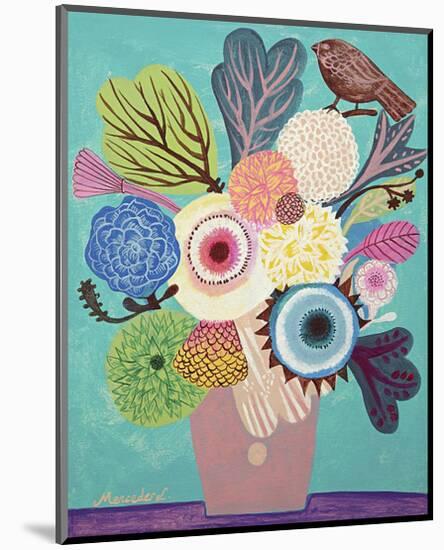 Flowers n. 10-Mercedes Lagunas-Mounted Art Print