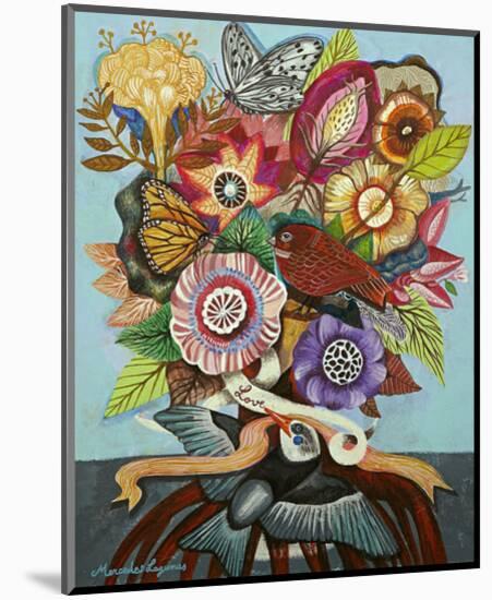 Flowers n. 14-Mercedes Lagunas-Mounted Art Print