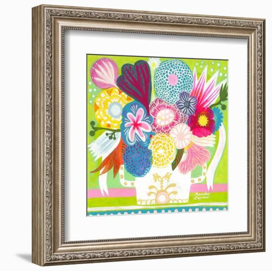 Flowers n. 15-Mercedes Lagunas-Framed Art Print