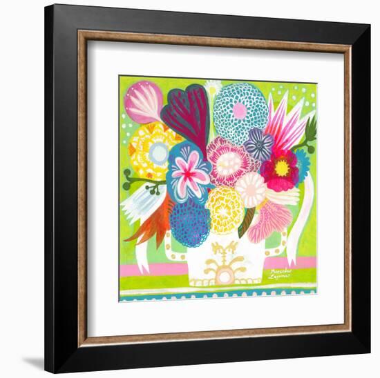 Flowers n. 15-Mercedes Lagunas-Framed Art Print