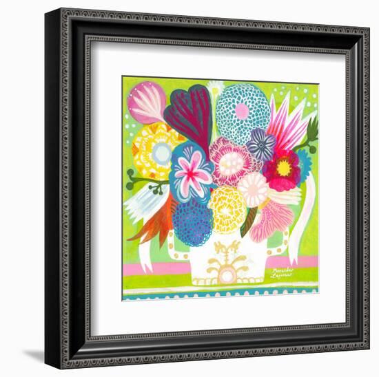 Flowers n. 15-Mercedes Lagunas-Framed Art Print