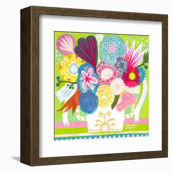 Flowers n. 15-Mercedes Lagunas-Framed Art Print