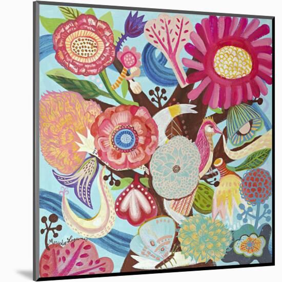 Flowers n. 16-Mercedes Lagunas-Mounted Art Print