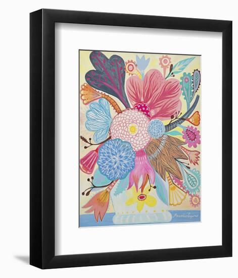 Flowers n. 1-Mercedes Lagunas-Framed Art Print