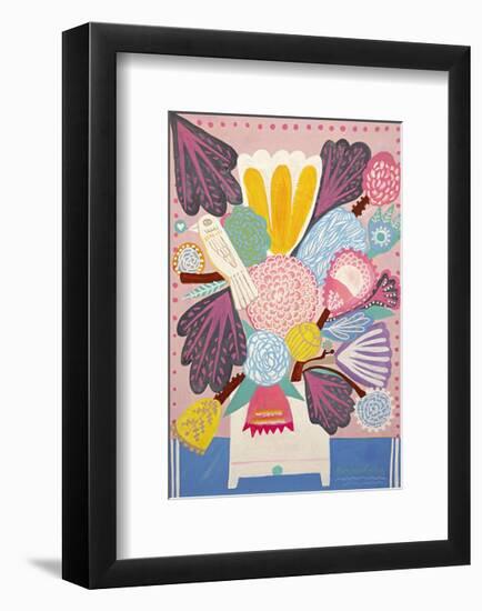 Flowers n. 2-Mercedes Lagunas-Framed Art Print