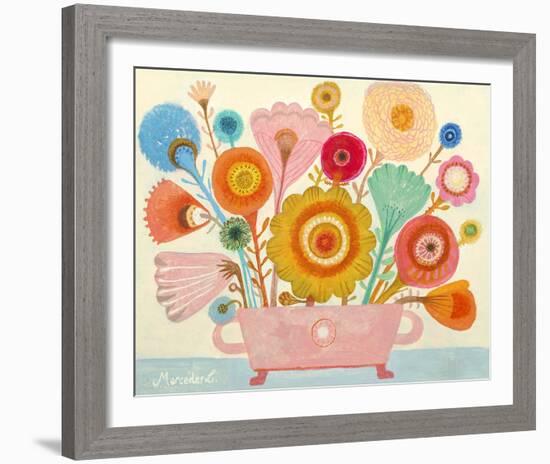 Flowers n. 4-Mercedes Lagunas-Framed Art Print