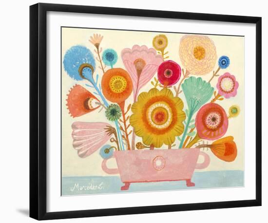 Flowers n. 4-Mercedes Lagunas-Framed Art Print