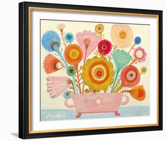 Flowers n. 4-Mercedes Lagunas-Framed Art Print