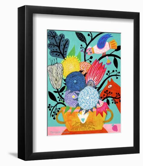 Flowers n. 8-Mercedes Lagunas-Framed Art Print