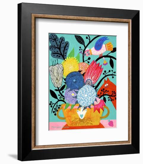 Flowers n. 8-Mercedes Lagunas-Framed Art Print