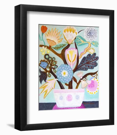 Flowers n. 9-Mercedes Lagunas-Framed Art Print