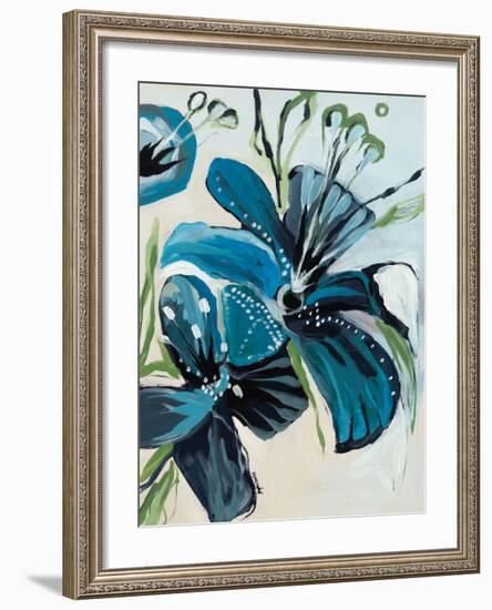 Flowers of Azure I-Angela Maritz-Framed Art Print