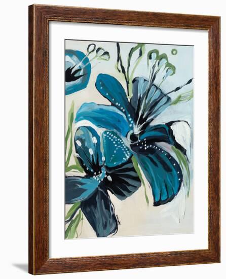 Flowers of Azure I-Angela Maritz-Framed Art Print