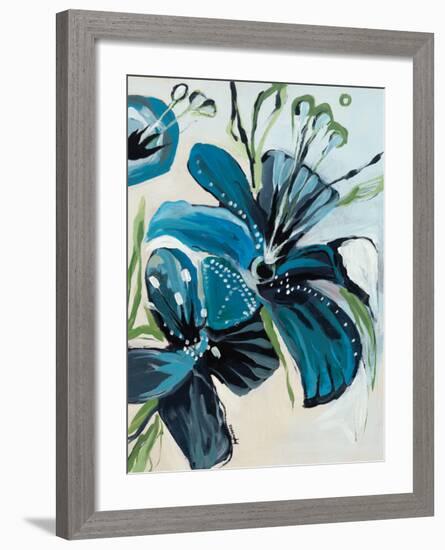 Flowers of Azure I-Angela Maritz-Framed Art Print