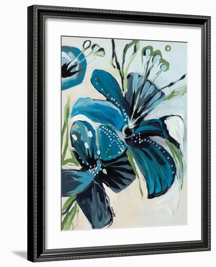 Flowers of Azure I-Angela Maritz-Framed Art Print