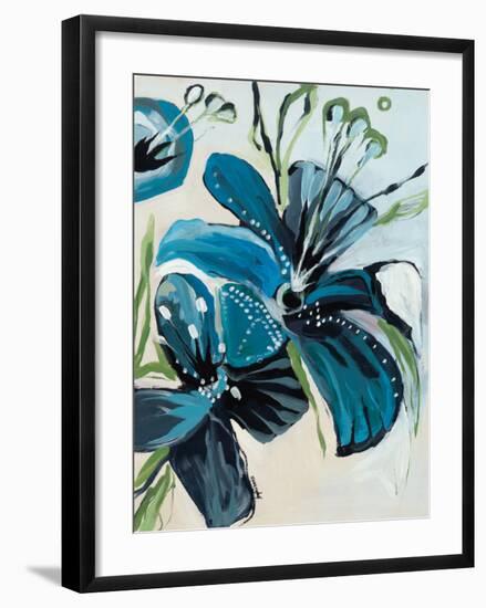 Flowers of Azure I-Angela Maritz-Framed Art Print