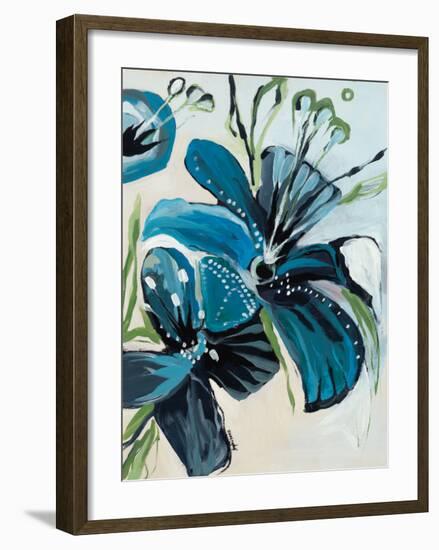 Flowers of Azure I-Angela Maritz-Framed Art Print