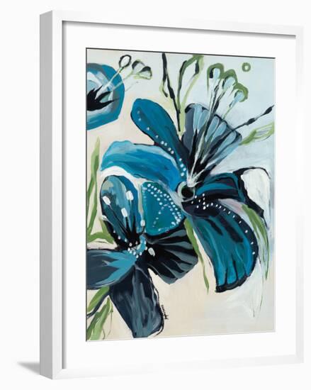 Flowers of Azure I-Angela Maritz-Framed Art Print