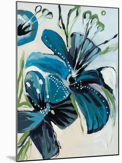 Flowers of Azure I-Angela Maritz-Mounted Art Print