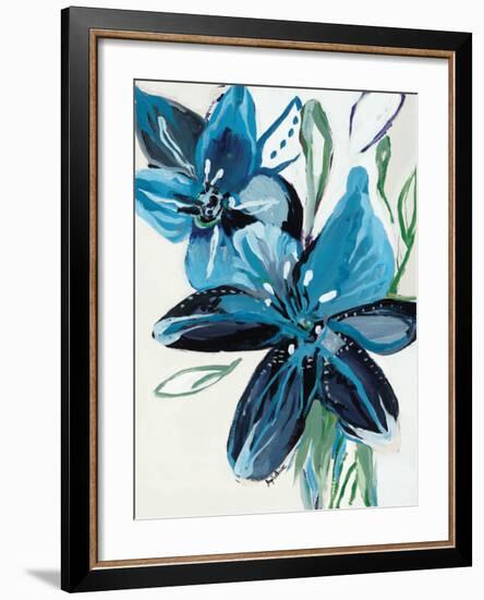 Flowers of Azure II-Angela Maritz-Framed Art Print