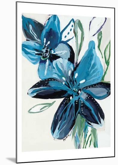 Flowers of Azure II-Angela Maritz-Mounted Art Print