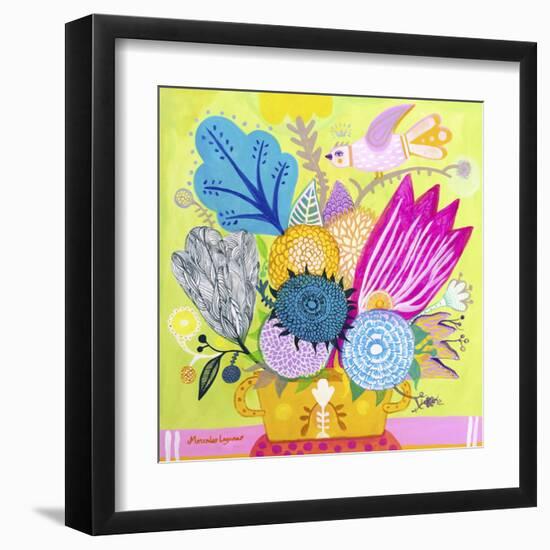 Flowers of June-Mercedes Lagunas-Framed Art Print