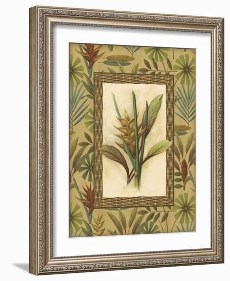 Flowers of Paradise 2 - Gold-Lisa Audit-Framed Giclee Print