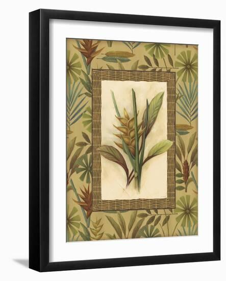 Flowers of Paradise 2 - Gold-Lisa Audit-Framed Giclee Print