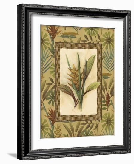 Flowers of Paradise 2 - Gold-Lisa Audit-Framed Giclee Print