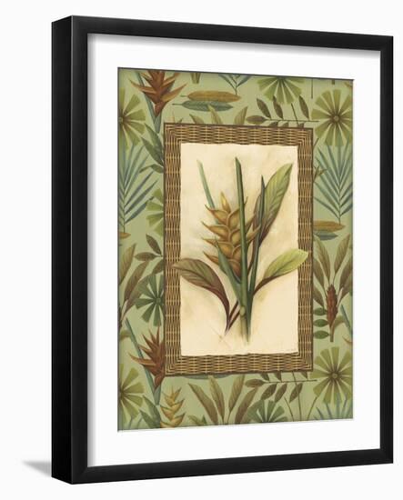 Flowers of Paradise 2 - Green-Lisa Audit-Framed Giclee Print