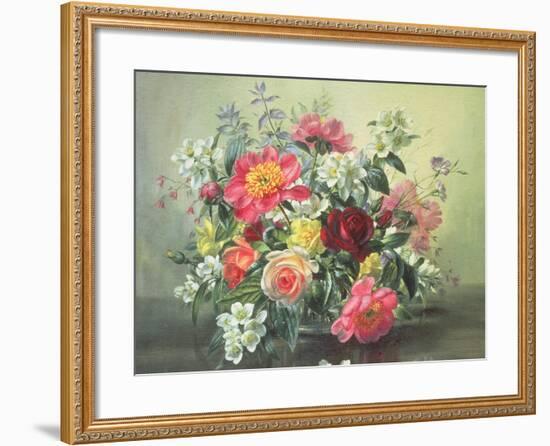 Flowers of Romantic June-Albert Williams-Framed Giclee Print