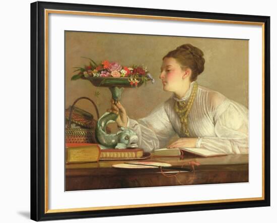 Flowers of the Day-William Frederick Yeames-Framed Giclee Print