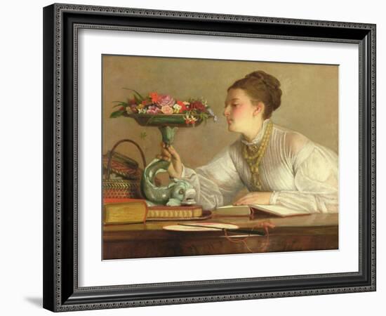 Flowers of the Day-William Frederick Yeames-Framed Giclee Print