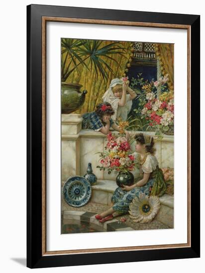 Flowers of the East, from the Pears Annual, 1895-William Stephen Coleman-Framed Giclee Print