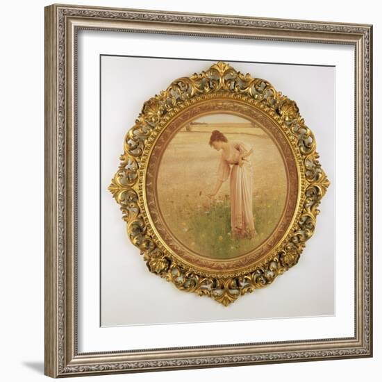 Flowers of the Field-William Henry Margetson-Framed Giclee Print