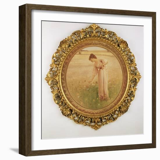 Flowers of the Field-William Henry Margetson-Framed Giclee Print