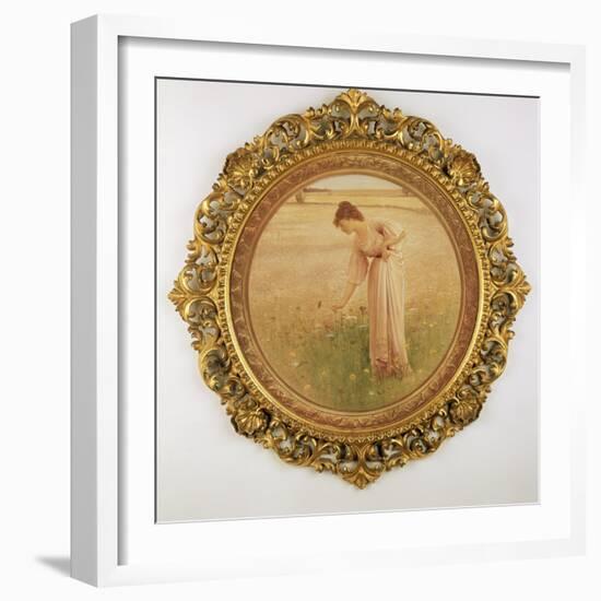 Flowers of the Field-William Henry Margetson-Framed Giclee Print