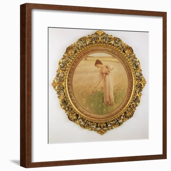 Flowers of the Field-William Henry Margetson-Framed Giclee Print