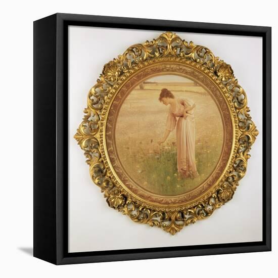 Flowers of the Field-William Henry Margetson-Framed Premier Image Canvas