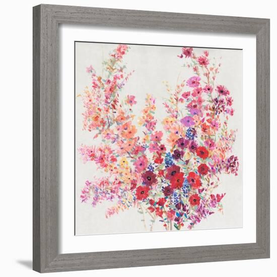 Flowers on a Vine II-Tim OToole-Framed Art Print